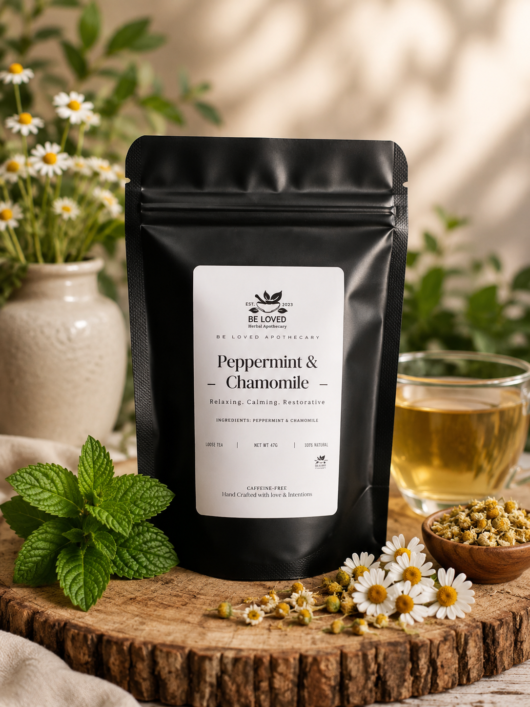 Peppermint & Chamomile Tea Blend